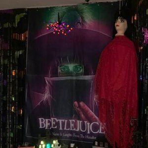 Beetlejuice- Lydia Shower Curtain